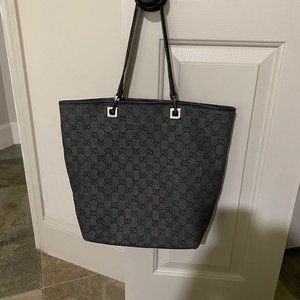 Authentic Gucci Black Tote